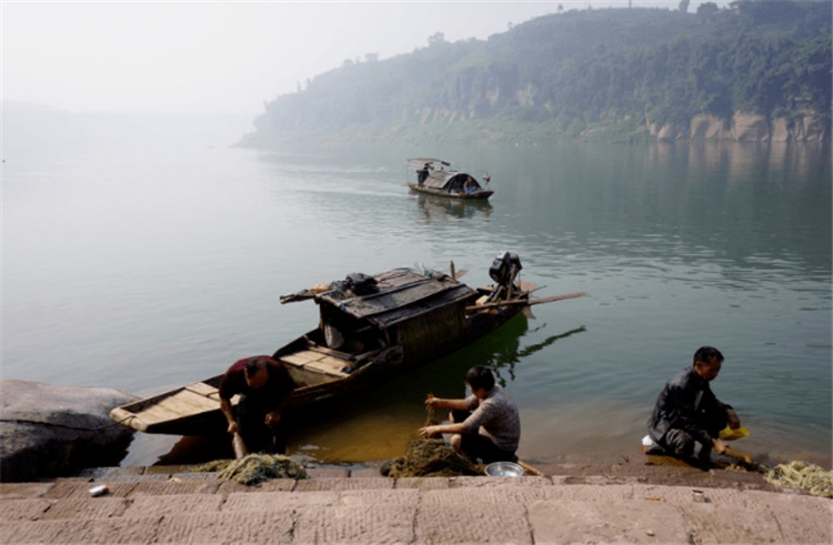 △悦来码头旧照 资料图片