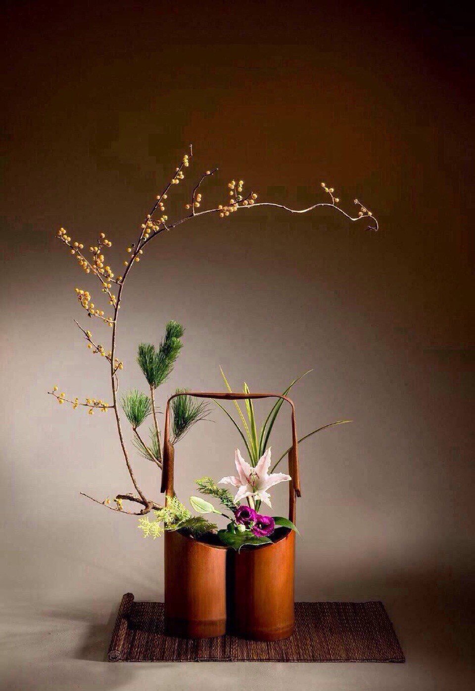 精美的 竹筒插花艺术……|插花_新浪新闻