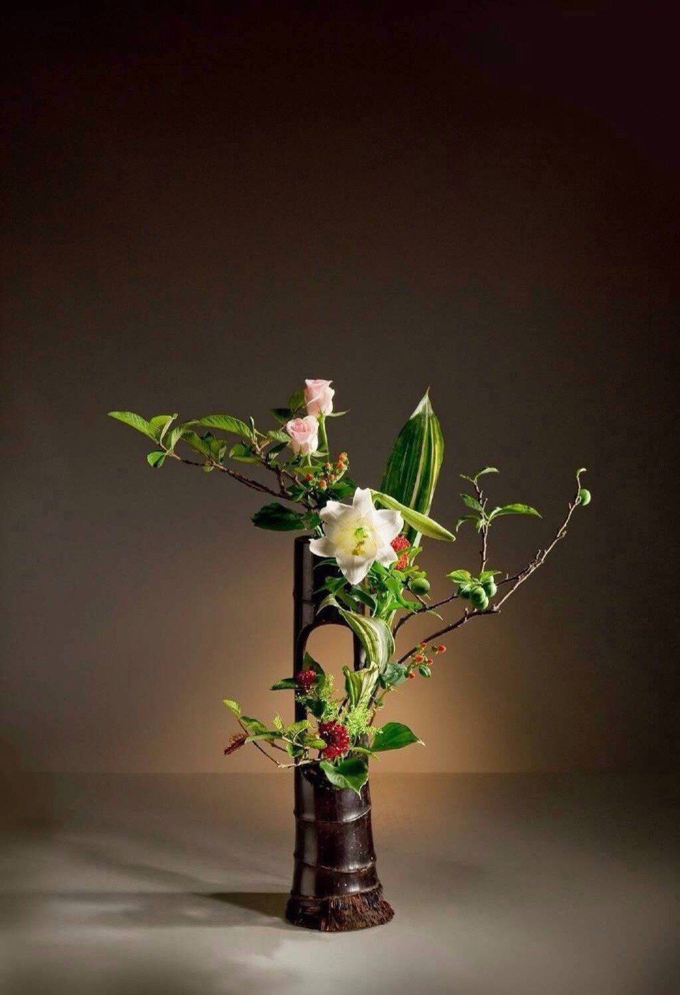 精美的 竹筒插花艺术……|插花_新浪新闻