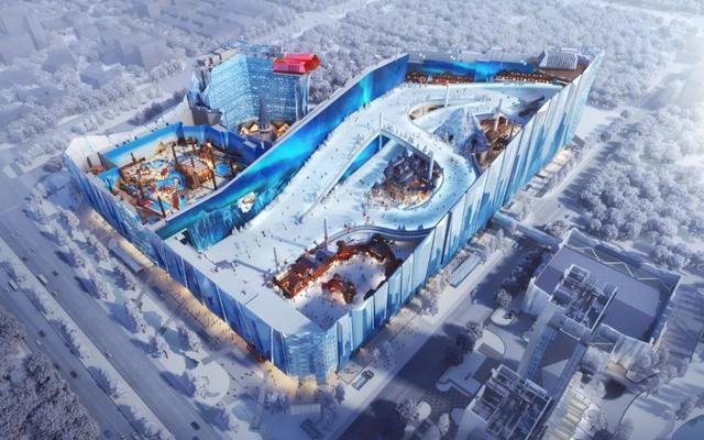 临港这座全球最大室内滑雪场整体建设任务已经完成75%,计划明年上半年开业!|滑雪场|冰雪世界|度假酒店_新浪新闻