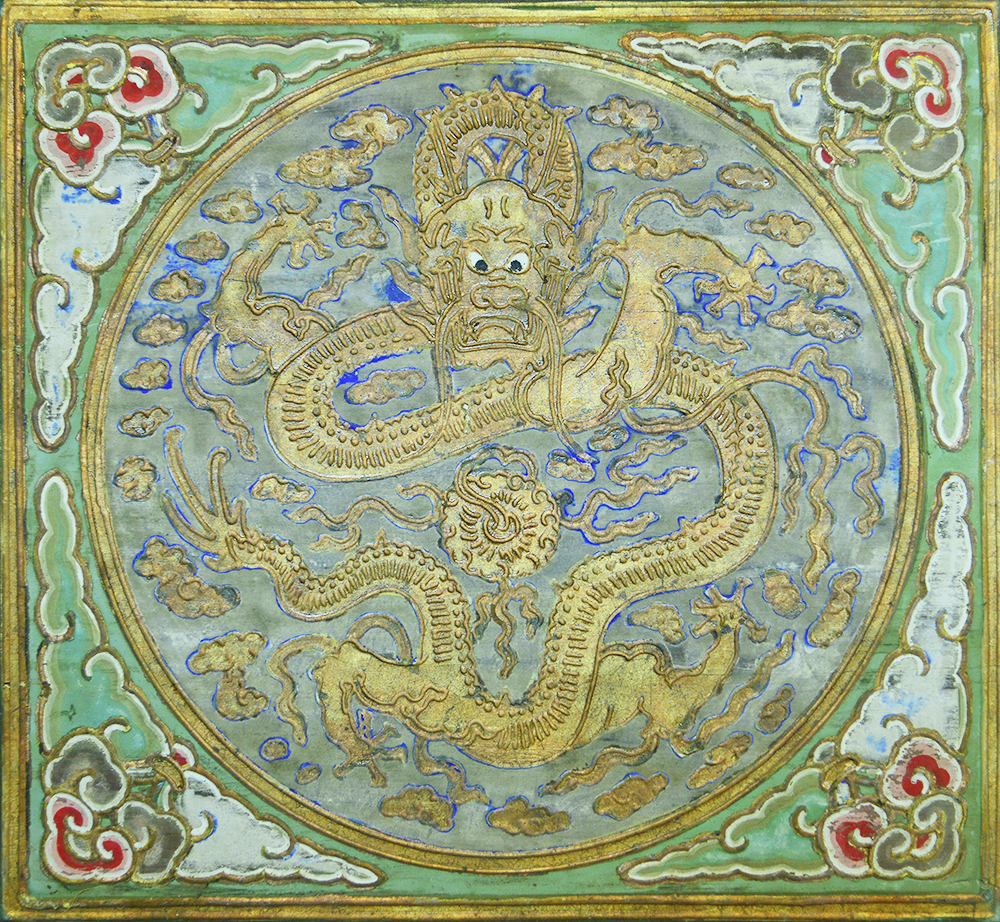 锦色传统建筑彩画技艺展今日开展