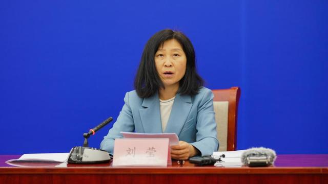 国家邮政局政策法规司副司长刘莹 澎湃新闻记者 周頔 摄