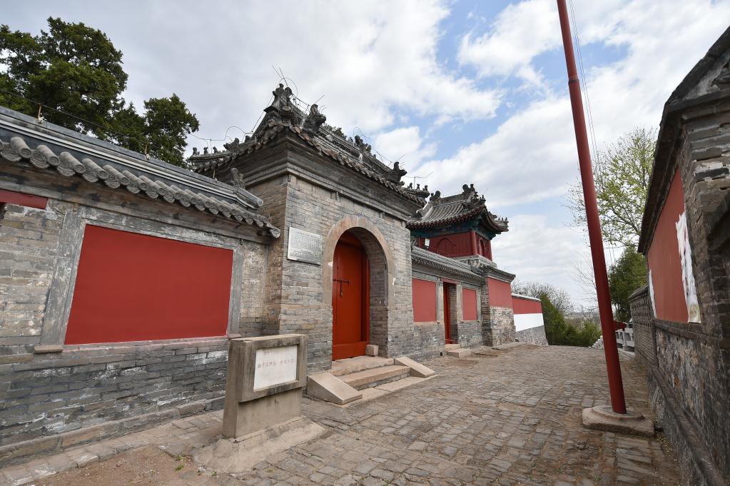 大运河源头遗址公园里的都龙王庙.新华社记者陈钟昊 摄