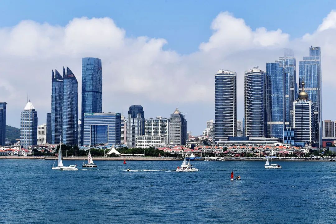 青岛浮山湾美景.图/视觉中国