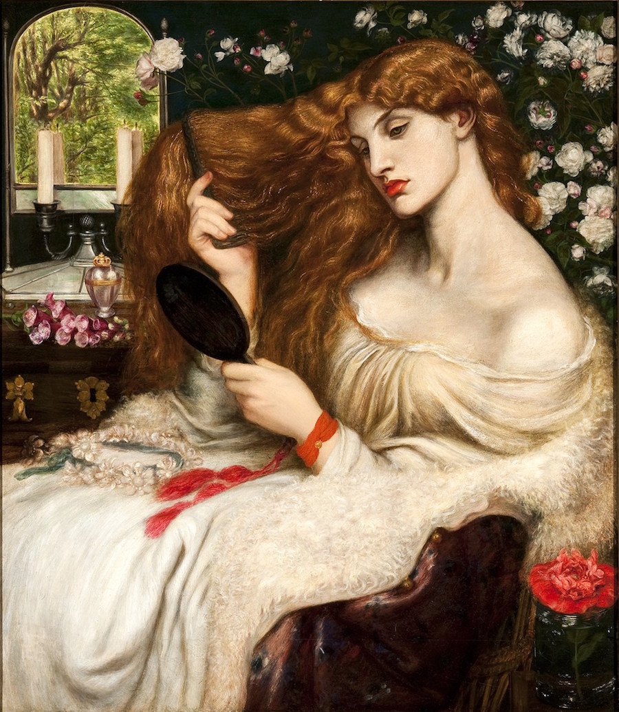 但丁·加布里埃尔·罗塞蒂，《莉莉丝夫人》（Lady Lilith），1866-1868年