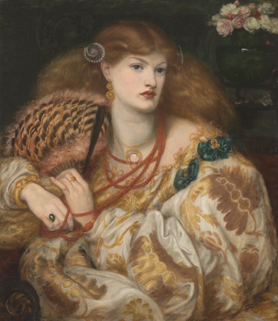 但丁·加布里埃尔·罗塞蒂，《虚荣的女人》（Monna Vanna），1866年
