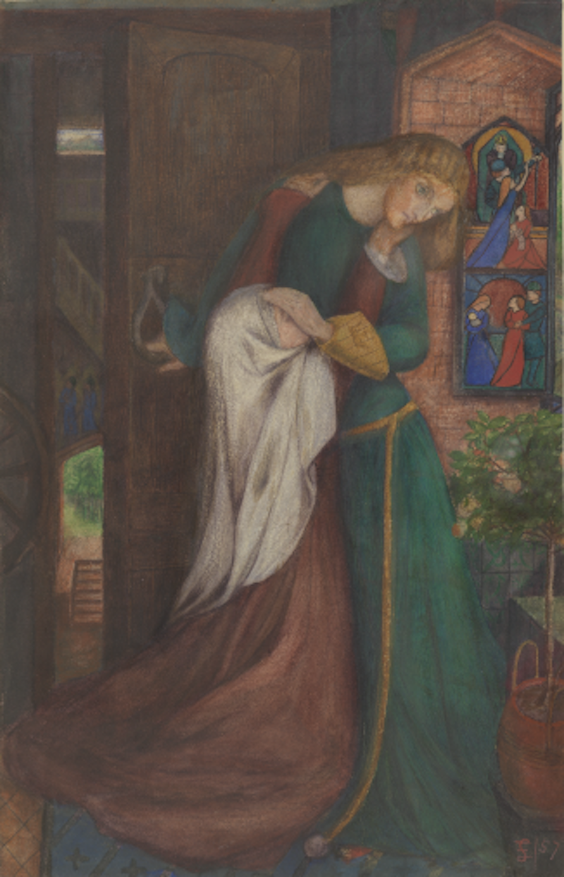 伊丽莎白·西达尔，《克莱儿夫人》（Lady Clare），1854-1857年