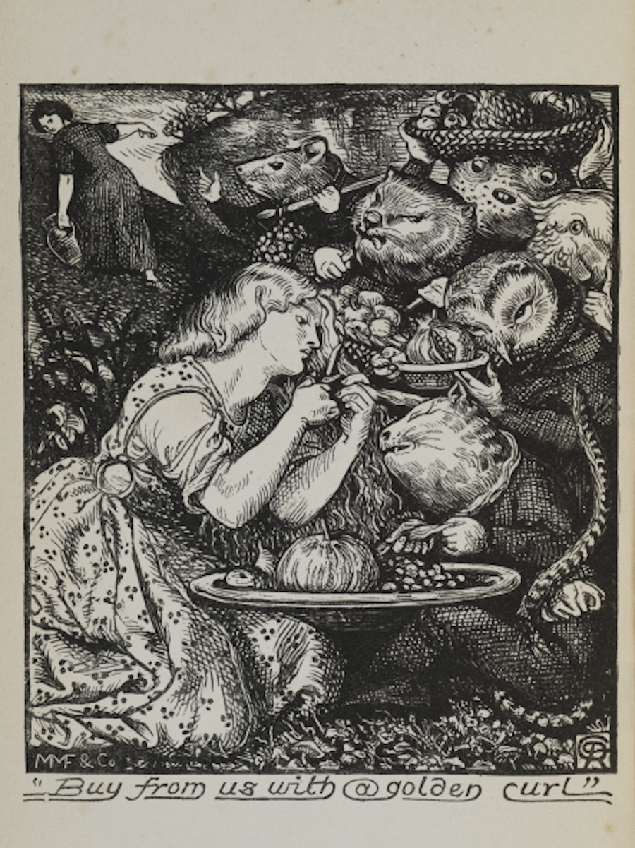 克里斯蒂娜·罗塞蒂，《精灵市集》（Goblin Market），1865年