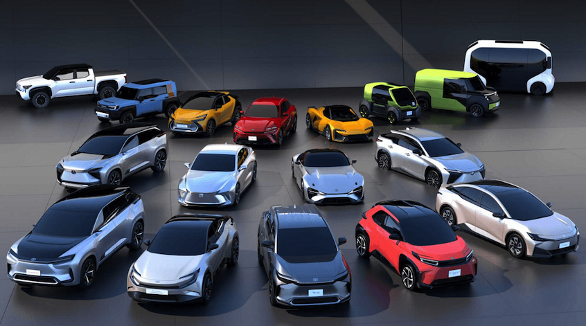 丰田计划2026年前推出10款全新电动汽车