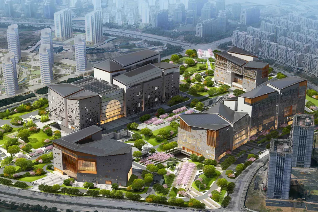 浙江省之江文化中心效果图