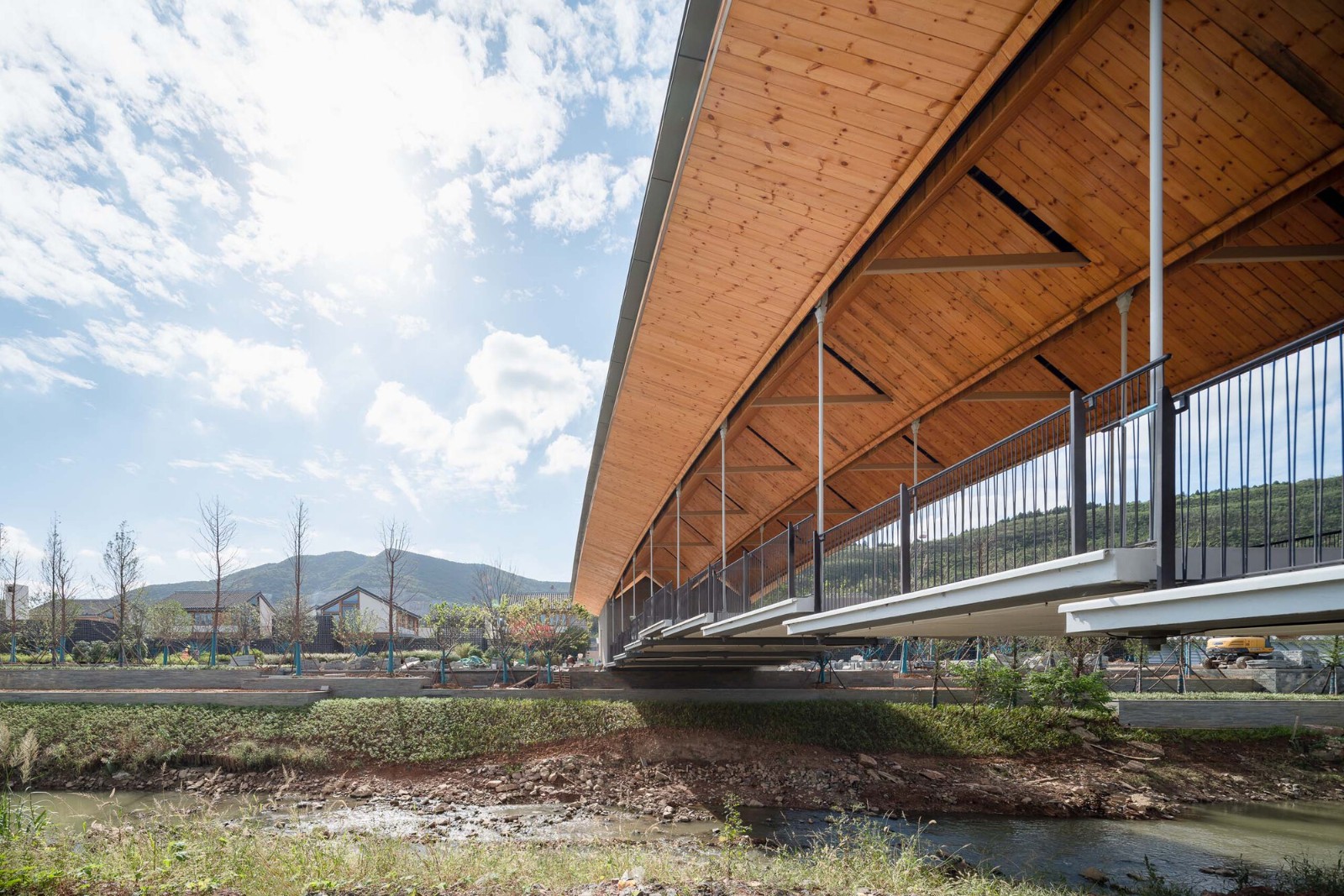 九间廊桥 / 山水秀建筑事务所|廊桥|桁架|山水_新浪新闻