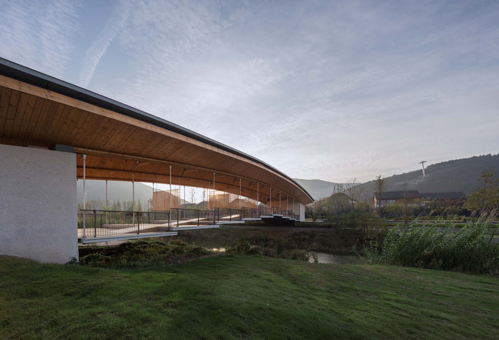 九间廊桥 / 山水秀建筑事务所|廊桥|桁架|山水_新浪新闻