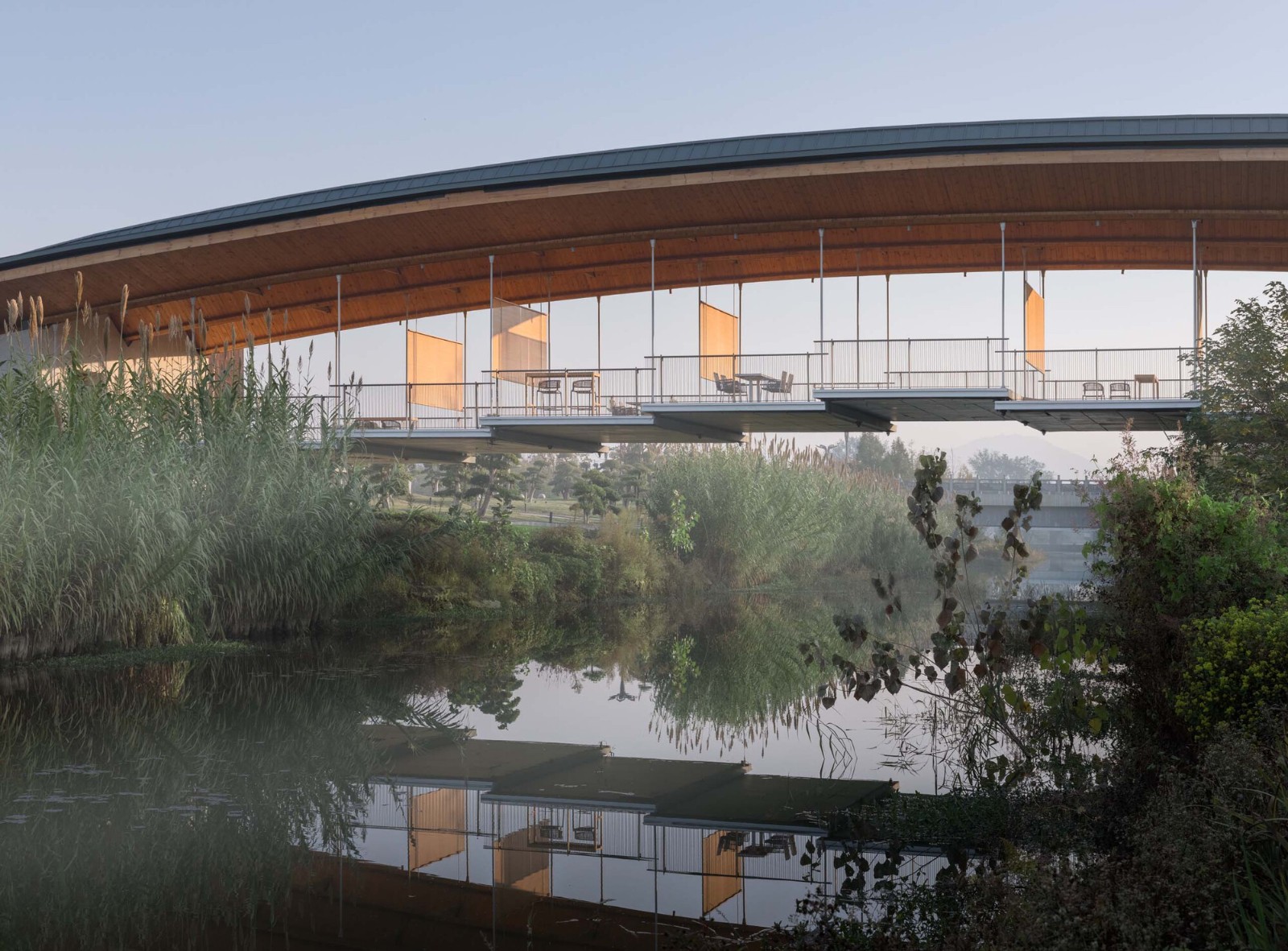 九间廊桥 / 山水秀建筑事务所|廊桥|桁架|山水_新浪新闻