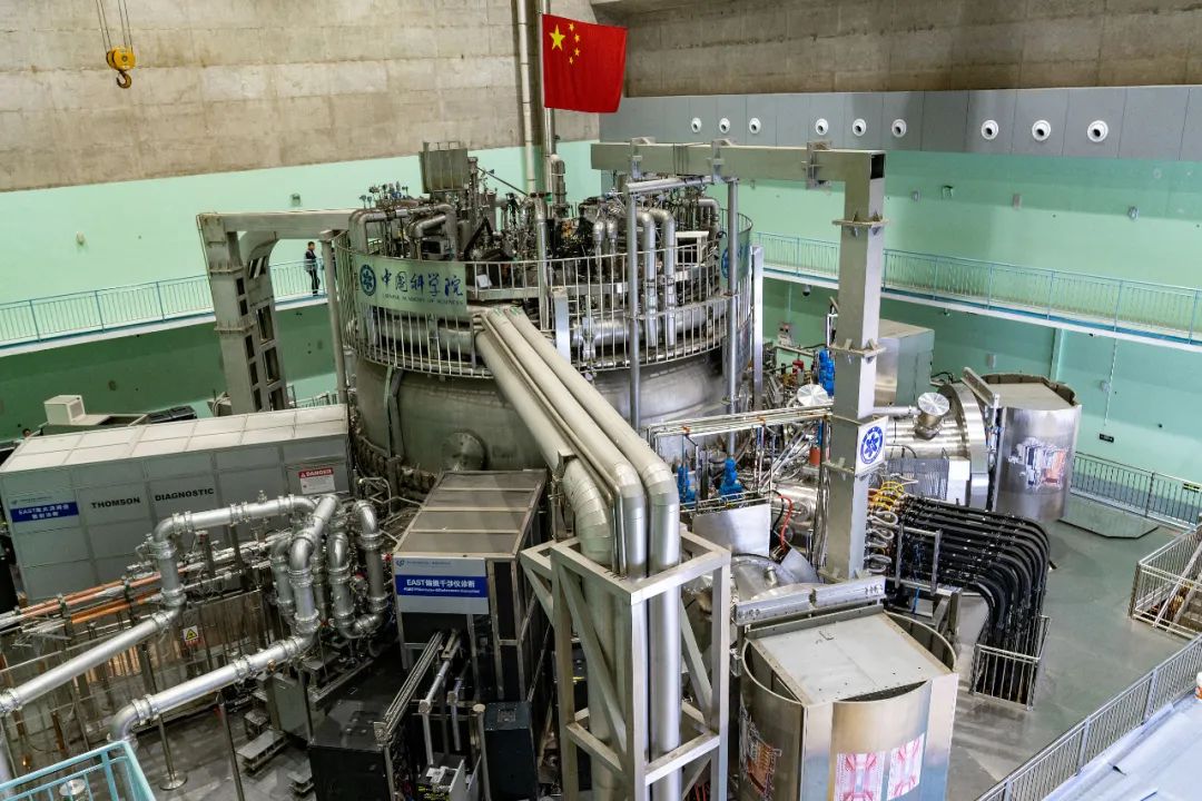 全超导托卡马克核聚变实验装置（EAST）。图片来源：视觉中国
