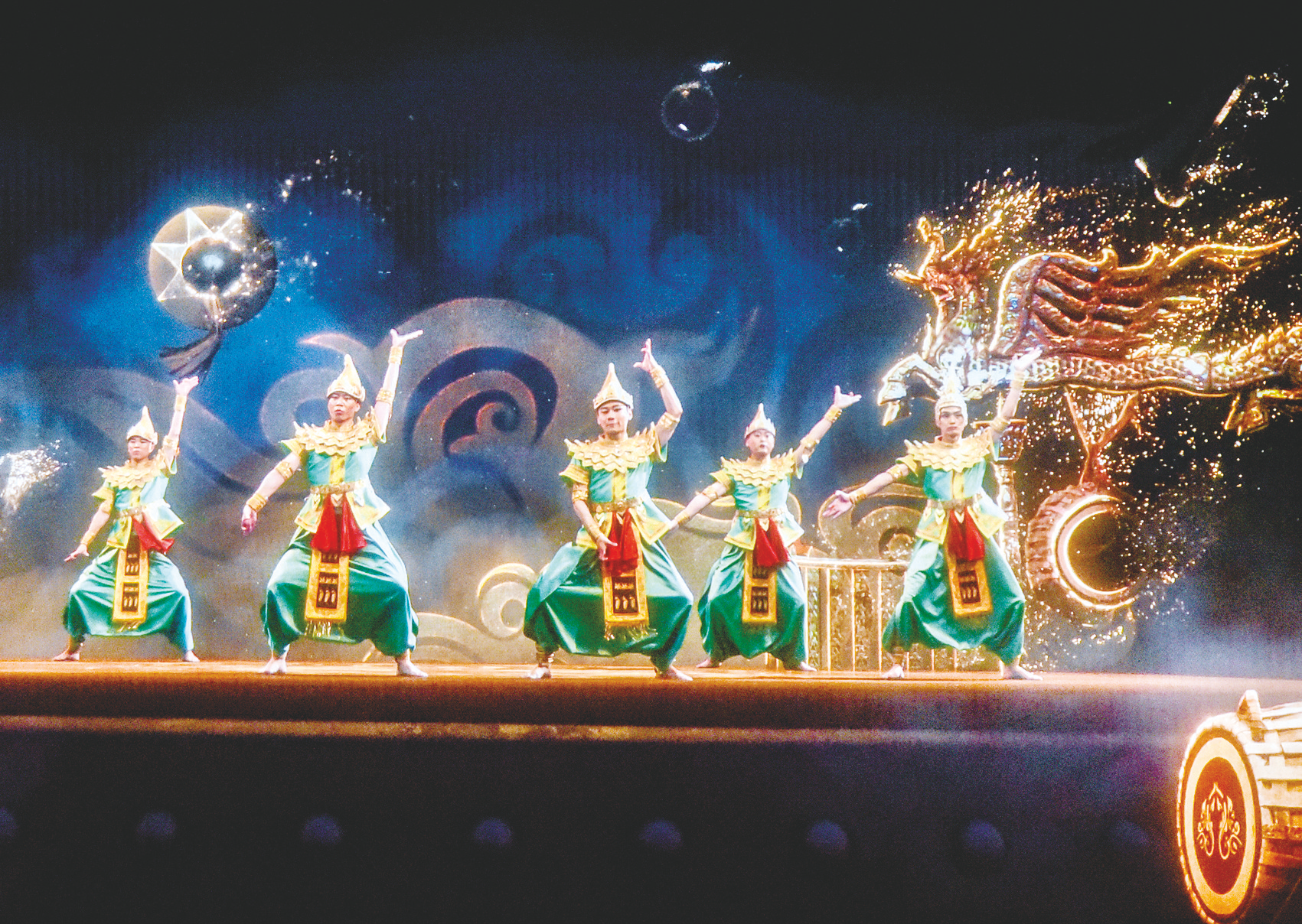 &nbsp;&nbsp;&nbsp;&nbsp;在南宁方特东盟神画,全新项目《骠国乐》