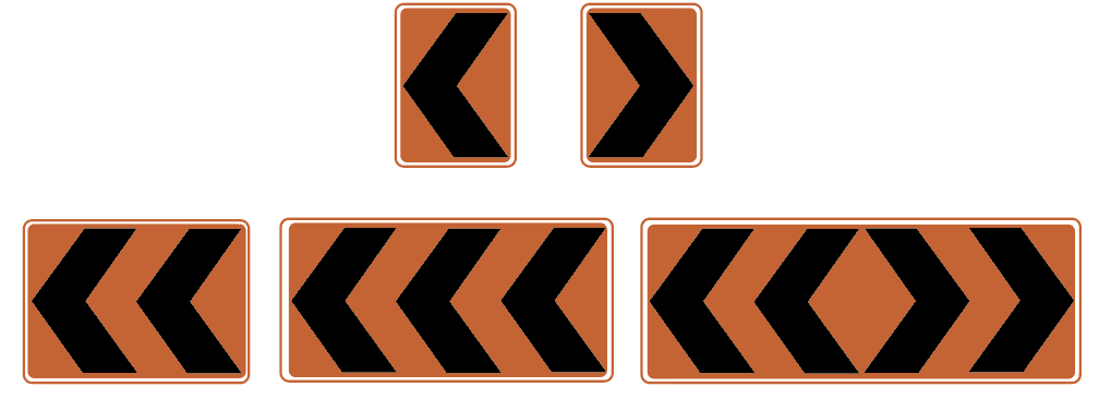 线形诱导标示例