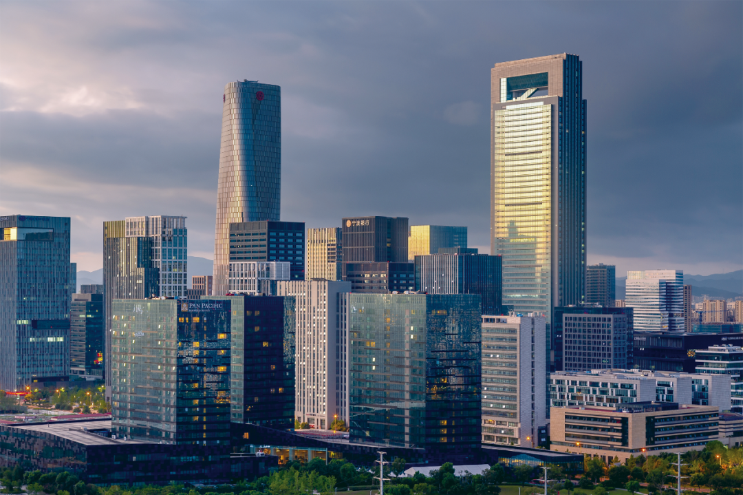 宁波环球航运广场实景图