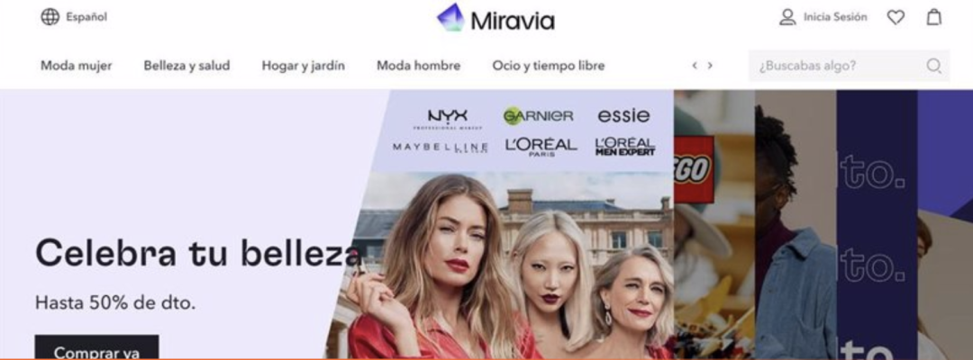 Miravia首页，图片来自官网