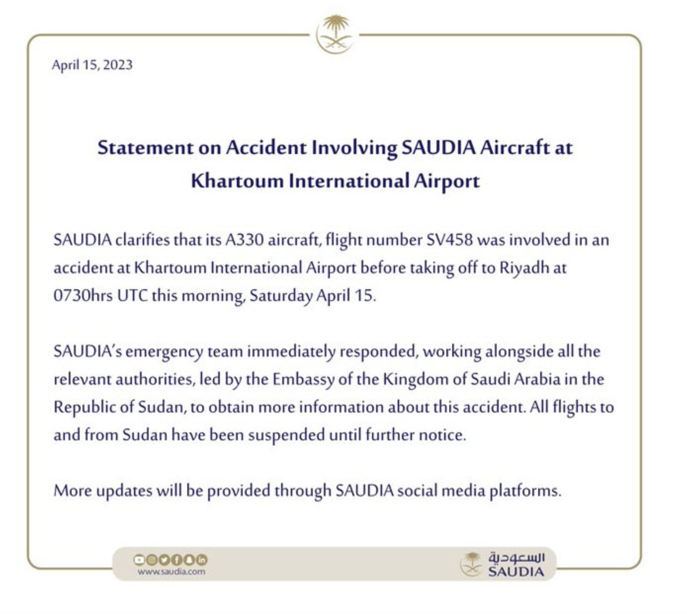 突发｜多架民航客机在苏丹被击中！休闲区蓝鸢梦想 - Www.slyday.coM