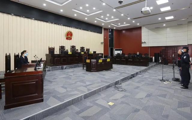 孔祥辉一案庭审现场.图片来源:西宁市中级人民法院