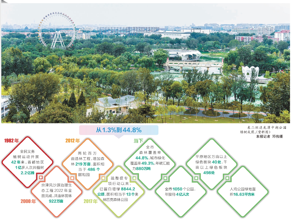 新时代首都发展巡礼｜“凝心绘绿”建设森林城市