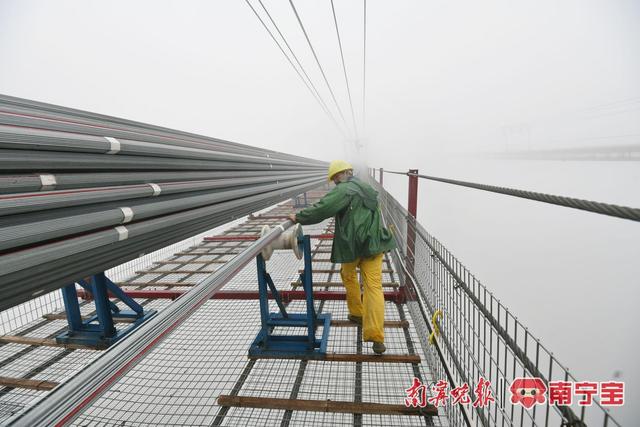 给力!广西最长跨海大桥主缆完成架设_手机新浪网