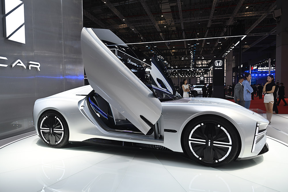 2023年4月18日,上海车展现场, i-car概念车.澎湃新闻记者 朱伟辉 图