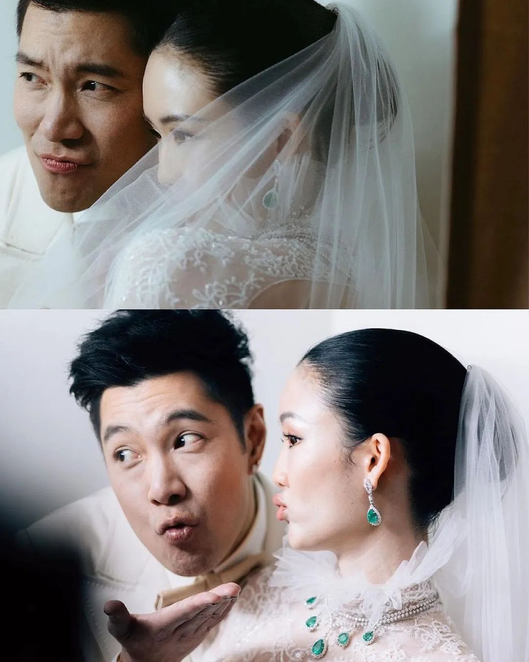 刚生完二胎的刘德华太太朱丽倩的表妹,大马最美名媛陈雪铃也来参加