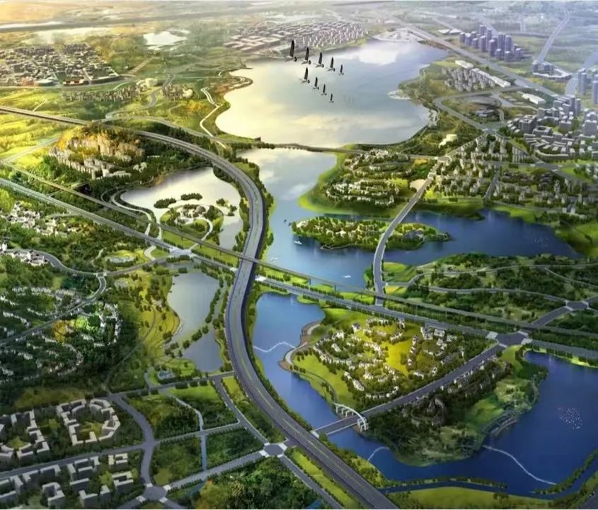北湖未来公园社区效果图 图源：成华发布