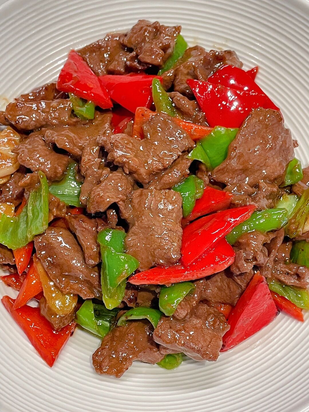 超级好吃的双椒牛肉!