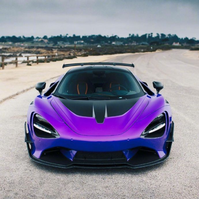 这紫魅迈凯伦720s真漂亮