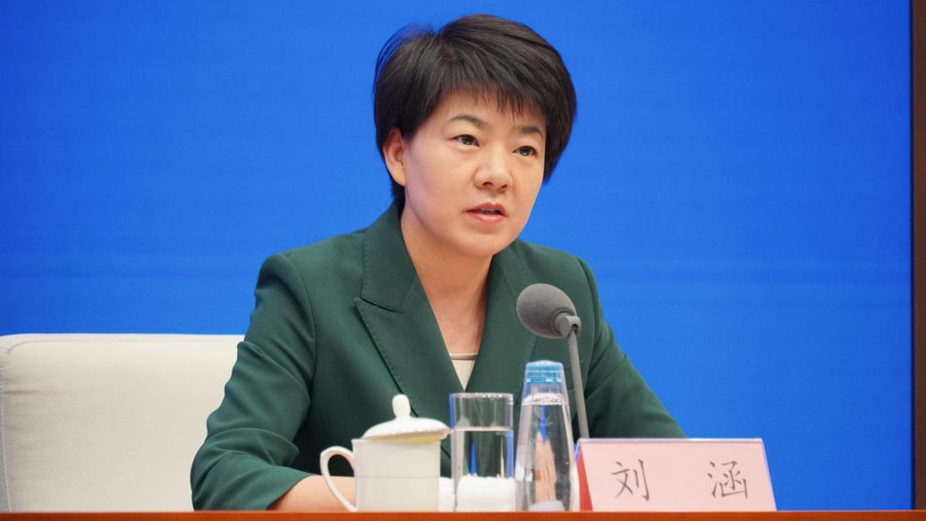 农业农村部市场与信息化司负责人刘涵 &nbsp;澎湃新闻记者 周頔 摄