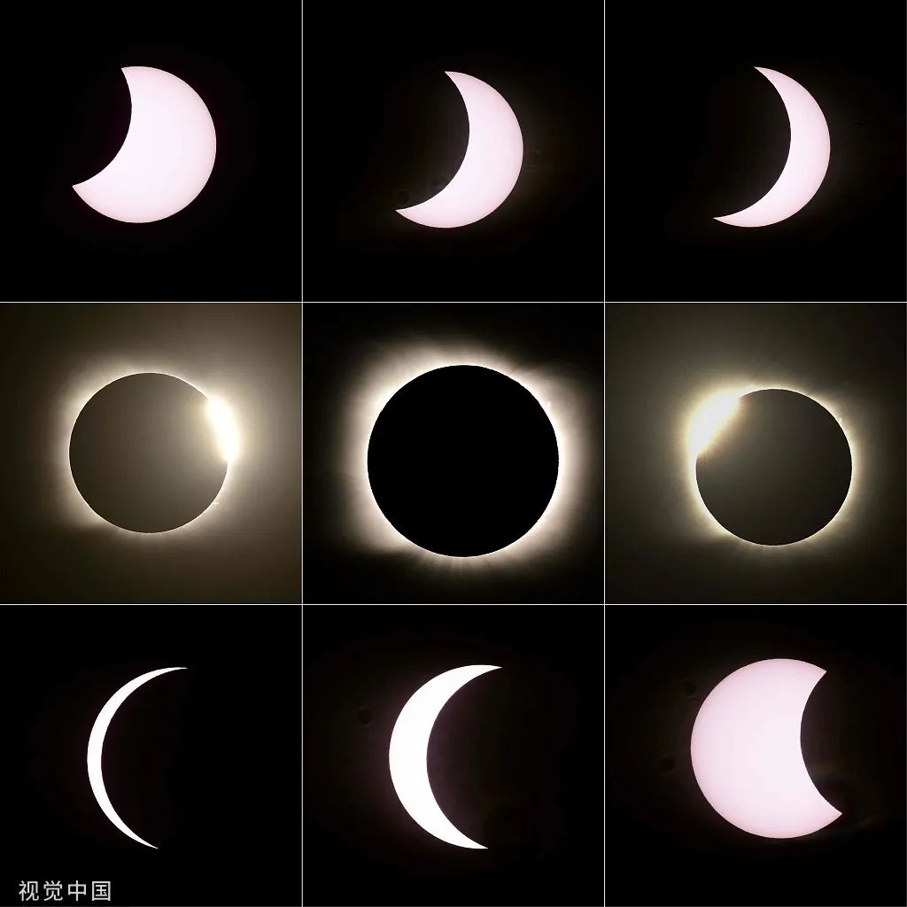 日食图片示意图图片