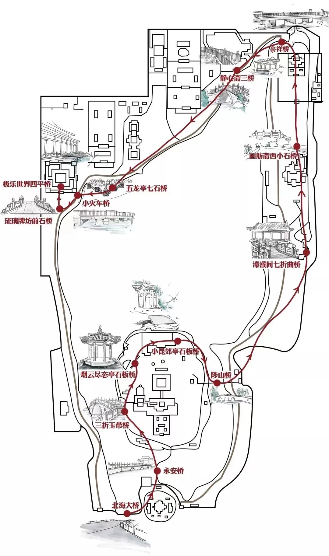 北海市道路线路图图片