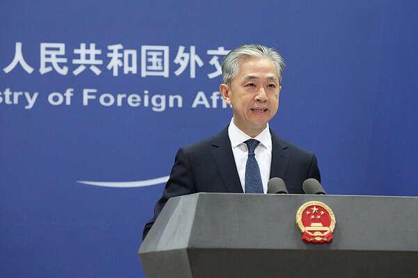 外交部发言人汪文斌.视觉中国供图