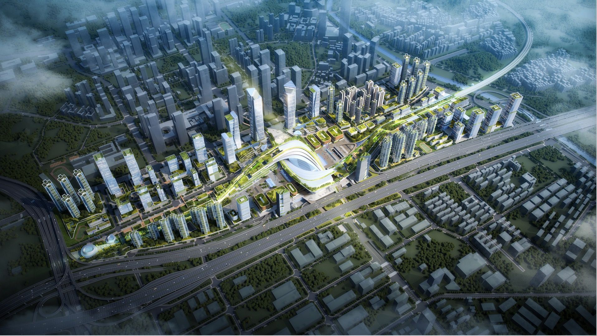 深圳枢纽西丽站及赣深高铁正线最新规划公示
