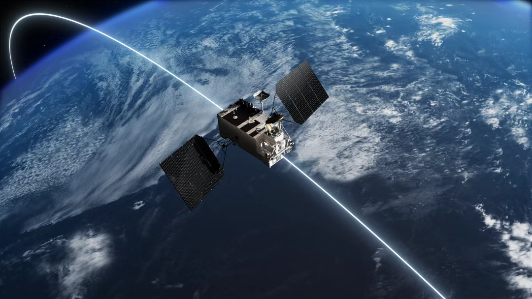 风云三号G星在轨运行示意图。中国航天科技集团供图