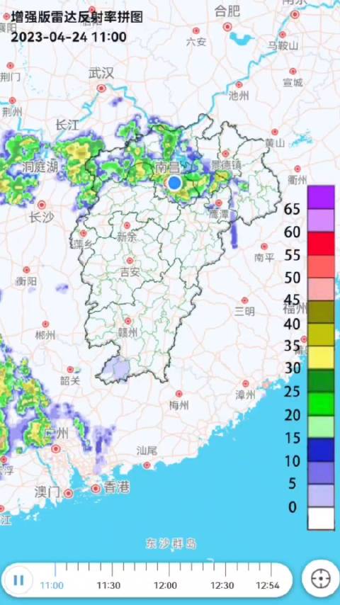 今天江西降雨持续下午赣北大部分地区还将在雨水中度过