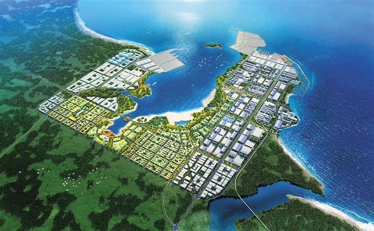 临高县金牌港开发区规划图(受访单位供图)