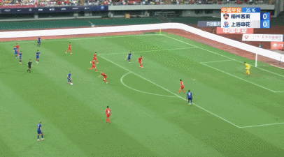 徐皓阳禁区斜插后抽射破门。