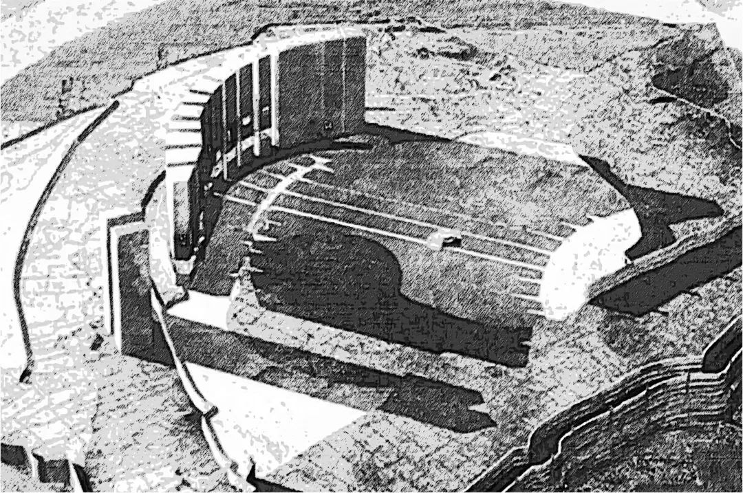 陶寺古观象台复原示意图(喻京川绘)