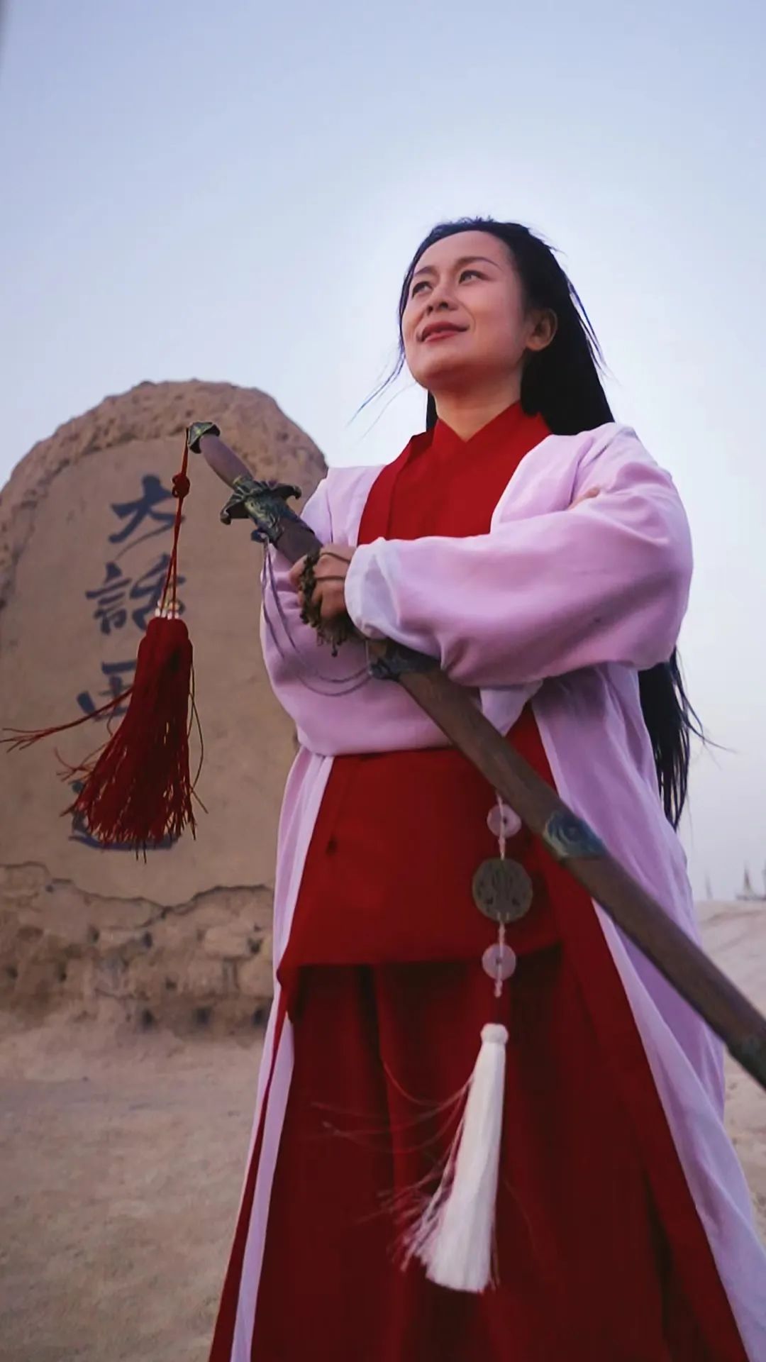 马海波"变装""紫霞仙子".(视频截图)