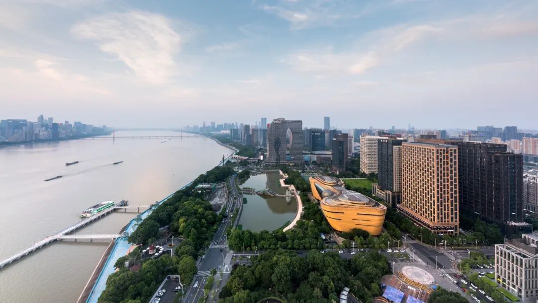 杭州滨江区城市风景 图源/图虫创意