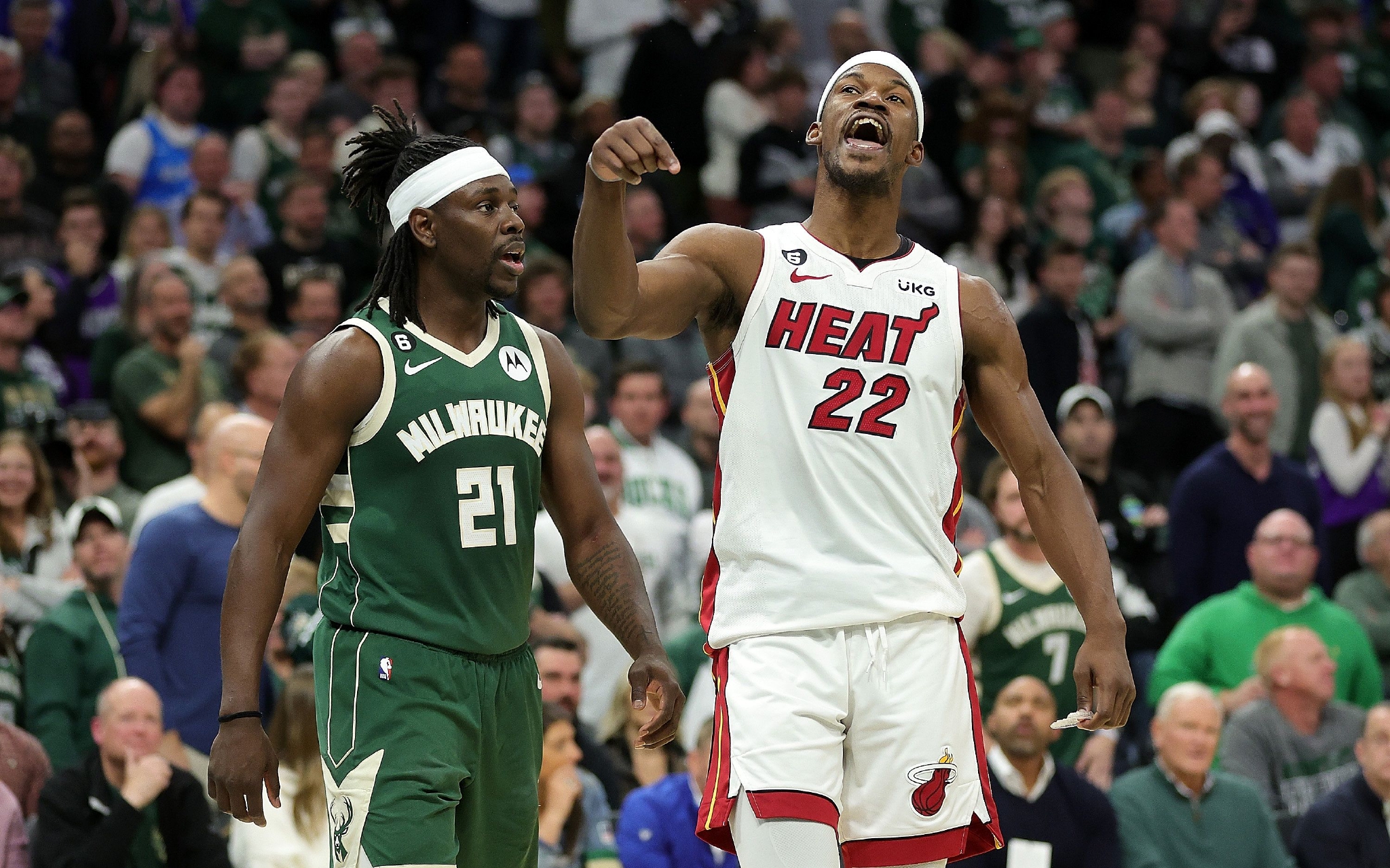 巴特勒近两战轰下98分,率领热火淘汰雄鹿强势晋级.&nbsp; 图/视觉中国