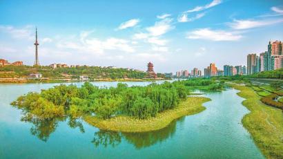 绵阳三江湖国家湿地公园.