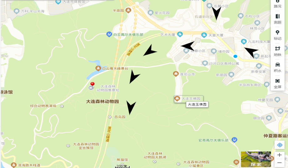 星海广场,圣亚海洋世界以及滨海路沿途的各场馆,公园,另外,通过今年