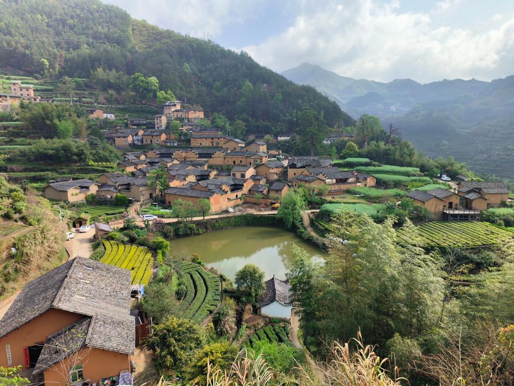 松阳县酉田村一角.新华社记者李平 摄
