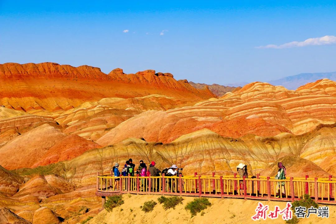 张掖七彩丹霞旅游景区.
