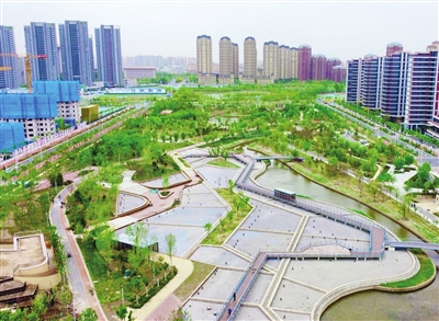 会"呼吸"的海棠园 新梅江公园开园|天津市_新浪财经_新浪网