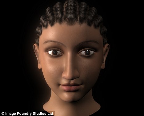 剑桥大学博士萨莉-安·阿什顿制作的克里奥佩特拉3d像